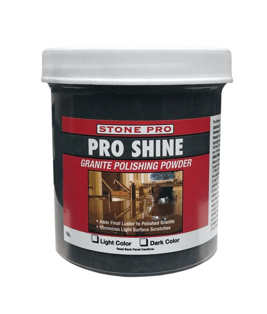 STONE PRO PRO SHINE GRANITE POLISH POWDER DARK .45 KG